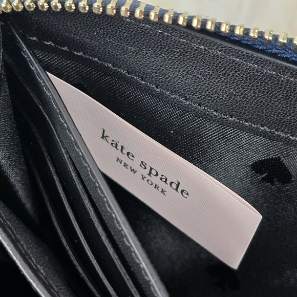 Kate Spade Zip Around Wallet Briar Lane Paper Rose - Picture 10 of 15